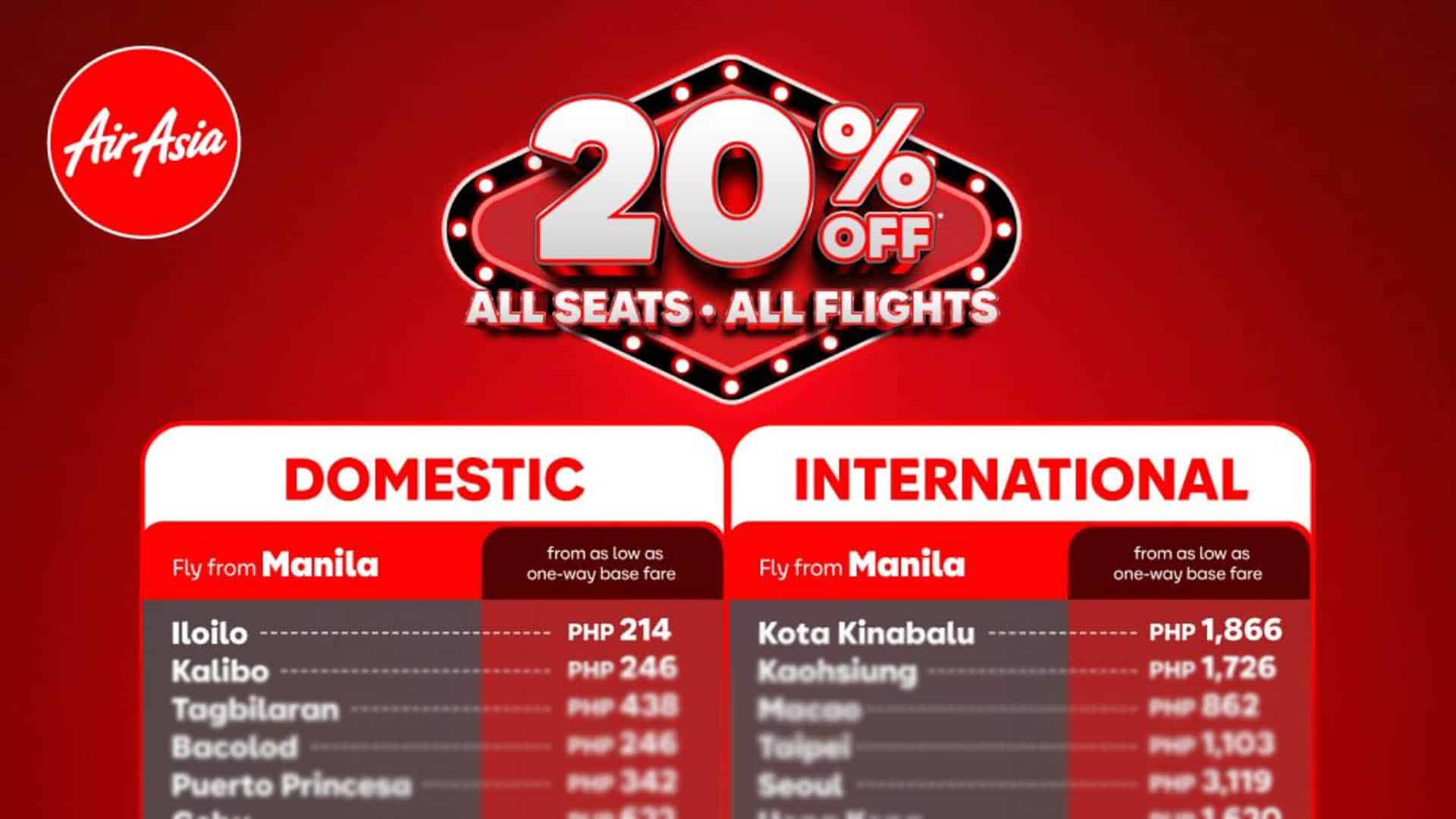 2025 AIRASIA PROMOS & PISO SALE + Easy methods to E book Efficiently